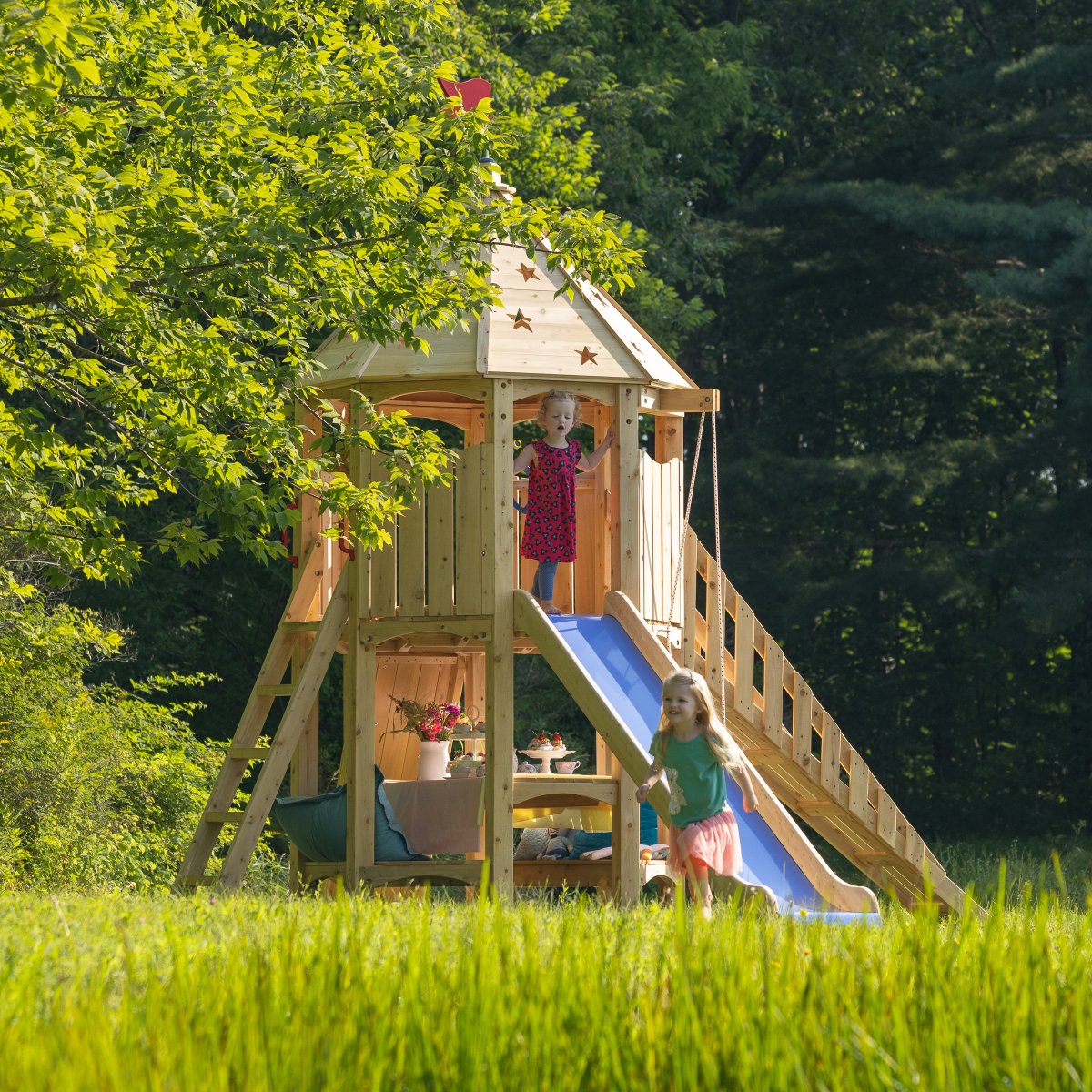 Introduction to Classic Wooden Swing Sets for Outdoor Play | CedarWorks ...